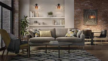 Dekorativní nástěnné svítidlo Povrchová montáž E27 Hnědý dekor Ledvance nástěnné svítidlo