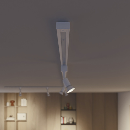 Víčko pro LED světelnou přípojnici EasyLink Philips bílé 2 ks.