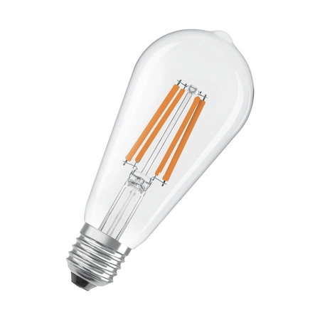 LED žárovka ST64 E27 6,5W = 60W 806lm 4000K neutrální bílá 300° Retrofit Filament CLASSIC Osram