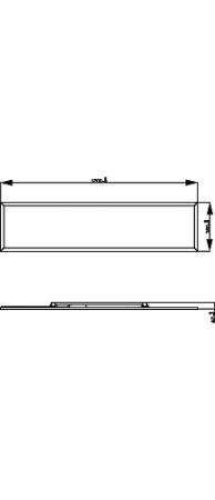 LED panel TOUCH pro povrchovou montáž 36W 4000K 120cm stmívatelný bílý PHILIPS