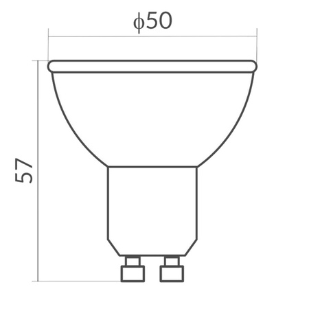 LED žárovka GU10 8W 720lm 3000K Teplá bílá 120°