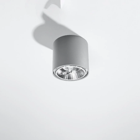 Svítidlo pro povrchovou montáž TIUBE GU10 Halogen Spot Tuba Grey SOLLUX