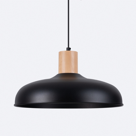 INDY E27 černá skandinávská závěsná stropní lampa SOLLUX