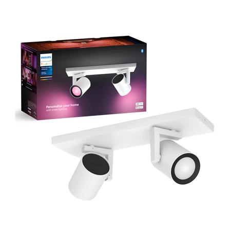 Bílá a barevná ambientní lampa Philips HUE Argenta 2x4,2 W Bluetooth Zigbee