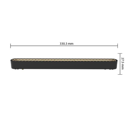 LED světlo pro magnetické přípojnice Plug-in 16W 800lm 4000K Neutral CRI90 60° 48V Black Luxo Masterled