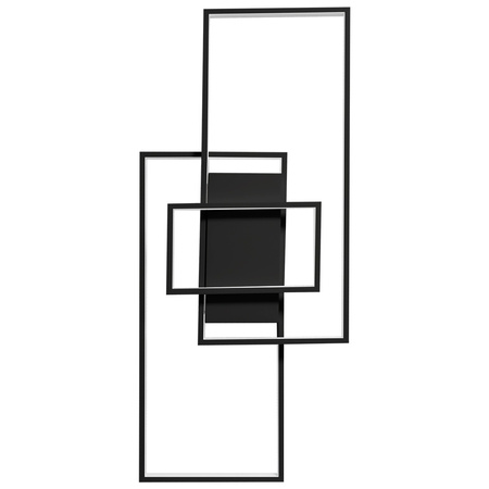 LED lustrová stropní lampa 90W CCT GALAXIS VELA černá + dálkové ovládání