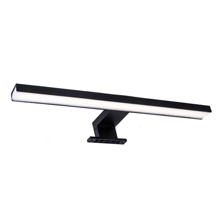 LED nástěnné svítidlo do koupelny 8W 900lm 4000K Neutrální 120° Černá IP44 SAMOS Sanico Goldlux