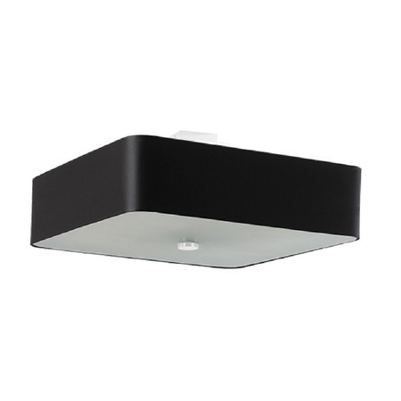 LED stropní svítidlo Plafond LOKKO 5xE27 Čtvercové svítidlo 55cm černé SOLLUX