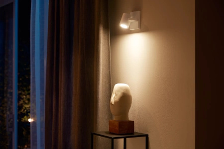 Bílá a barevná ambientní lampa Philips HUE Argenta 1x4,2W Bluetooth Zigbee