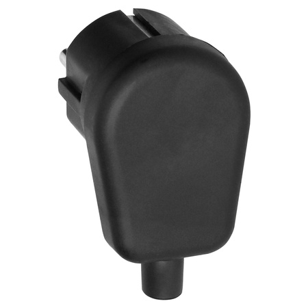 Úhlová elektrická zástrčka UNI-SCHUKO Zástrčka s odnímatelným uzemněním Černá ORNO