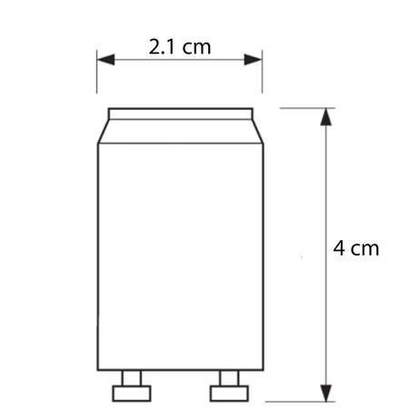 Ecoclick S10 4-65W 220-240V PHILIPS zářivkový startér