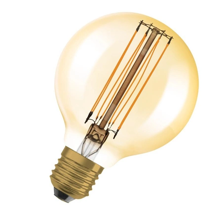 Dekorativní LED žárovka G80 Sphere E27 5,8W = 40W 470lm 2200K Warm 320° Filament Dimmable Vintage 1906 Osram