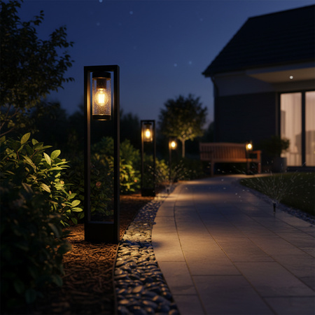 Venkovní zahradní stojací lampa 80cm SPECTRA E27 GOLDLUX (Polux)