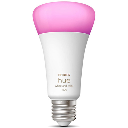 LED žárovka E27 A67 13,5W CCT RGB PHILIPS HUE White & COLOR Ambiance Bluetooth Zigbee