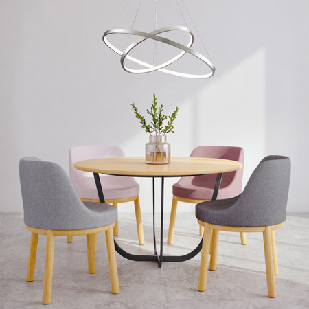 LED závěsné stropní svítidlo 35W 4600lm 4000K neutrální 120° stříbrné LEA Sanico Goldlux