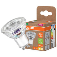LED žárovka PAR16 Reflector GU10 1,3W = 35W 240lm 2700K Warm 36° 185lm/W ENERGETICKÁ ÚSPORNOST Osram