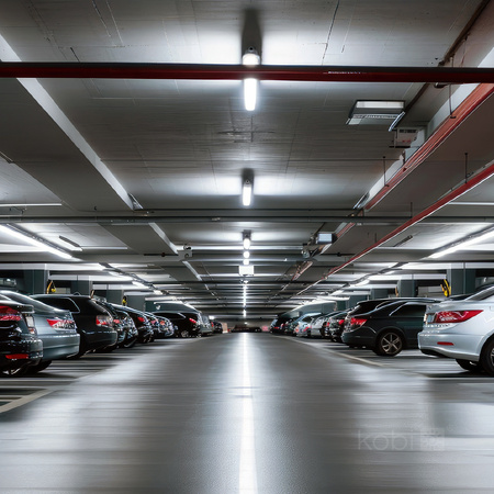 Hermetické svítidlo LED 20W 3000lm 4000K Neutrální IP65 IK08 Grey Nexforce Kobi