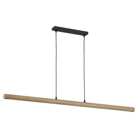 ROLLO Černé dřevěné rustikální LED závěsné stropní svítidlo 1428 TK Lighting