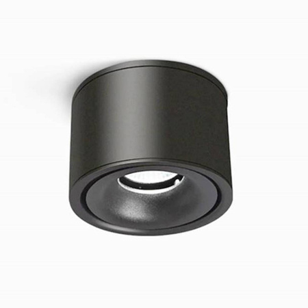 LED STROPNÍ SVĚTLO OSLO Mini 8W 547lm KRUHÝ tah černý. KOBI