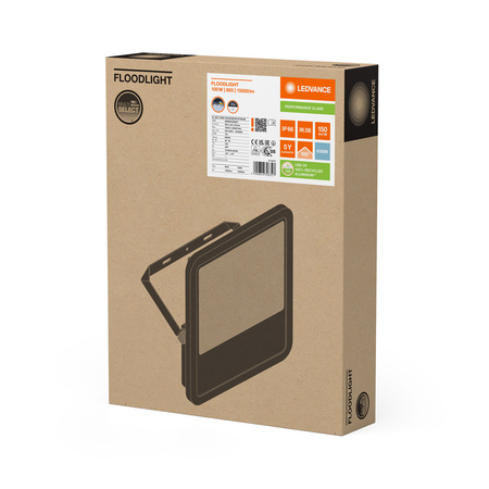 LED reflektor 100W 15000lm 6500K IP66 černý LEDVANCE reflektor