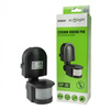 PIR senzor pohybu a soumraku IP44 Povrchová montáž Nastavitelný černý 12m 180° CP Ecolight