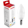 LED žárovka E14 C37 4.7W = 40W 470lm 3000K Teplá bílá 220° Mléčná TOSHIBA