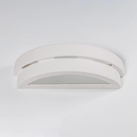 Nástěnné svítidlo HELIOS E27 nahoru/dolů Keramické moderní bílé SOLLUX