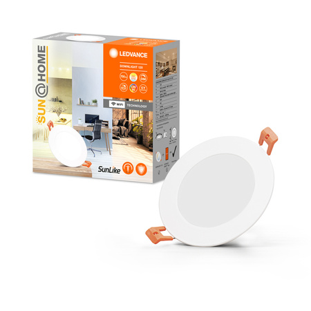 LED vestavné svítidlo 8W 400lm Downlight CCT Stmívatelné Ra ≥ 95 12cm kulaté SUN@HOME LEDVANCE