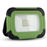 Reflektor LED 10W 700lm 6400K IP44 zelená+černá USB Dobíjecí s funkcí SOS Samsung Chip VT-11-R V-TAC
