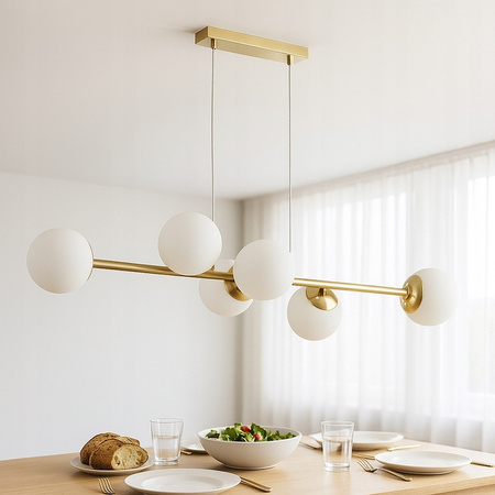 Stropní svítidlo Masterled 6x E27 Gold Bali Pendant Lamp