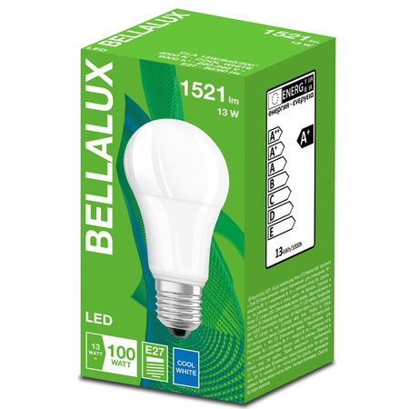 LED žárovka E27 A60 13W = 100W 1521lm 4000K Neutrální 200° BELLALUX