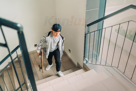 Schodišťové svítidlo LED 0,8W 13lm 3000K teplá bílá Square Silver Sabik Kanlux