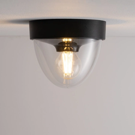 Venkovní stropní zahradní lampa NOOK 7978 E27 IP44 Spot Black Nowodvorski