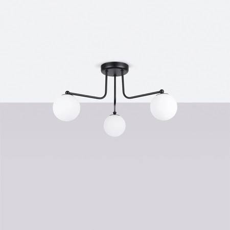 Lustr Stropní závěsné svítidlo 3x G9 černá bílá Astral French Sky SL.1662 Sollux