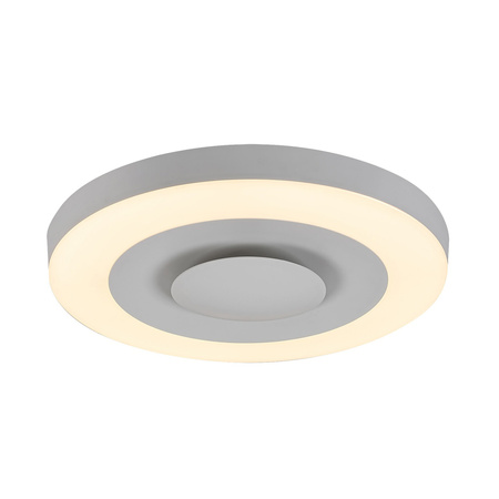 Plafond LED stropní svítidlo Povrchová montáž 40W 3200lm 3000-6000K CCT RGB Časovač Stmívatelné Dálkové ovládání Bílé Moderní Calvin Rabalux