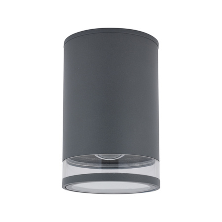 Plafond Oprawa Natrawkowa Sufitowa Lampa Ogrodowa Kinkiet E27 Graphite Vodotěsný IP44 ROCK PRO 10687 Nowodvorski