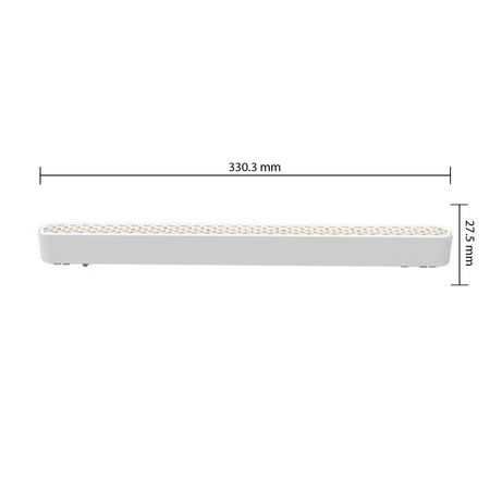 LED světlo pro magnetické přípojnice Plug-in 16W 800lm 4000K Neutral CRI90 60° 48V White Luxo Masterled