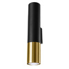 Nástěnné svítidlo LOOPEZ 2xGU10 Up-Down Elegant Black and gold SOLLUX
