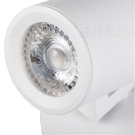 Nástěnné svítidlo Nastavitelná LED GU10 kulatá bílá Laurin Kanlux