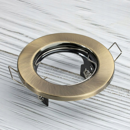 Halogenová Podhledové svítidlo GU10, MR16 Stálá Kulatá Antický Plech ARDALI LUMILED