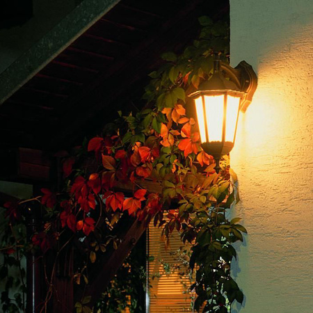 Venkovní zahradní fasádní svítidlo NÁSTĚNNÉ SVÍTIDLO LED Retro Classic K 3012/1/D g E27 Su-Ma