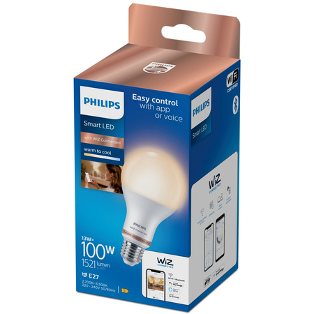 LED žárovka E27 A67 13W = 100W 1521lm 2700-6500K SMART WiFi Philips WiZ