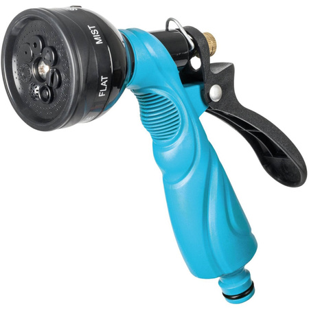 Sada zahradní hadice na vodu 3/4" 50 m, pistolový postřikovač, závitová přípojka, rychloupínací zarážka, rychloupínací 3/4" průchodka CELLFAST