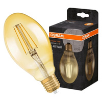 LED žárovka E27 OVAL 4,5W = 40W 470lm 2500K Warm 360° OSRAM Vintage 1906