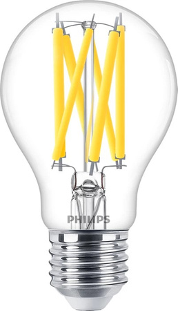 LED žárovka E27 A60 10.5W = 100W 1521lm 2700 Teplá bílá Filament PHILIPS Stmívatelné