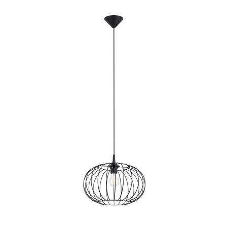 TSUNO E27 černá průmyslová závěsná lampa SOLLUX