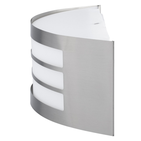 Zahradní nástěnné svítidlo. elevace. venkovní svítidlo E27 INOX IP44 DORIS