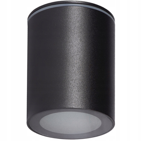 Stropní svítidlo Spot Tuba LED Halogen GU10 Round Black IP65 Aqilo Kanlux