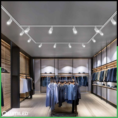 Trojitý T konektor bílý pro jednofázové přípojnice - přípojnice