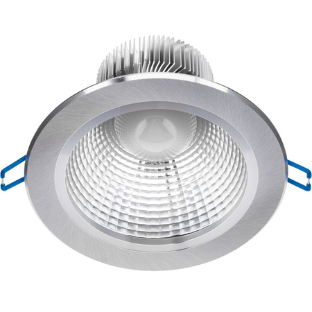 Stropní svítidlo 15W zapuštěné LED DOWNLIGHT DEEP kulaté 4000K 1200lm Stříbrné